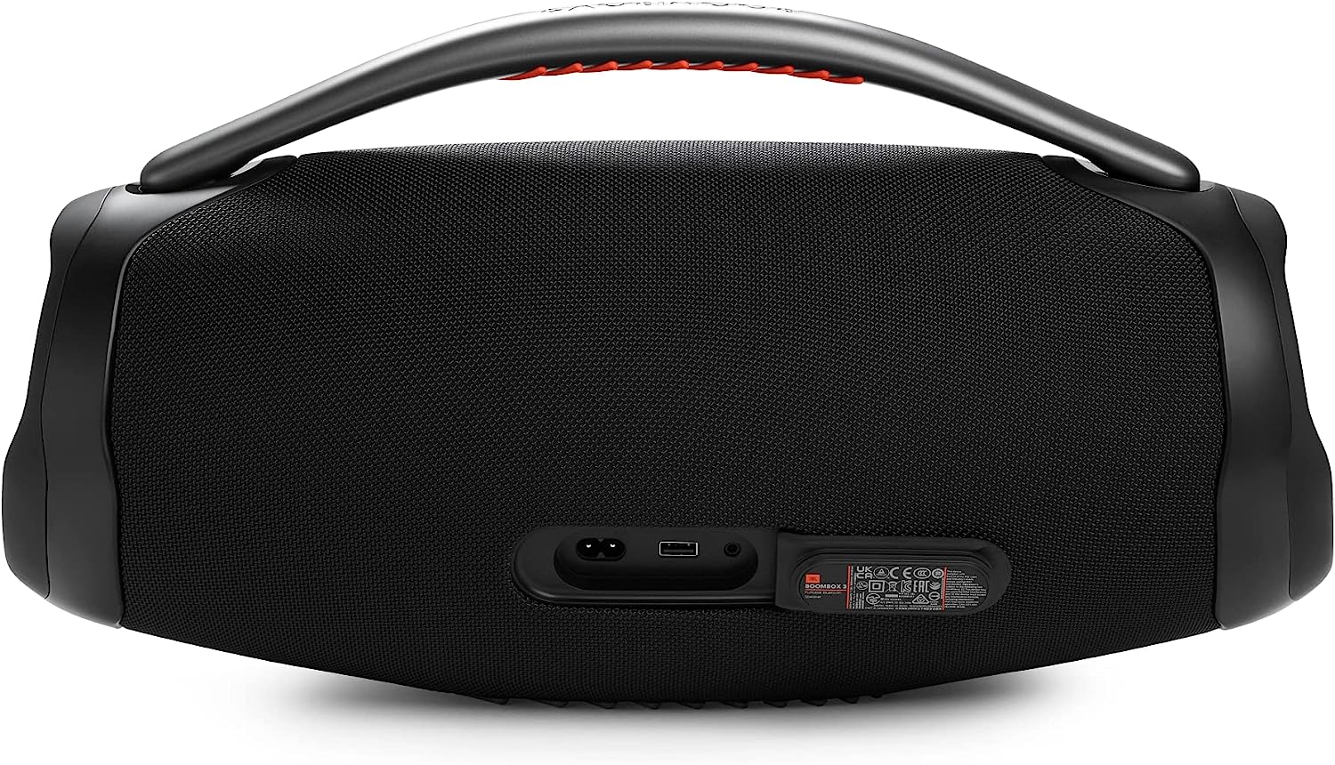 JBL Boombox 3 – Kabelloser Bluetooth-Lautsprecher – Tragbare, wasserdichte Musikbox mit Innen- und Außenmodus – 24 Stunden Spielzeit – In Schwarz
