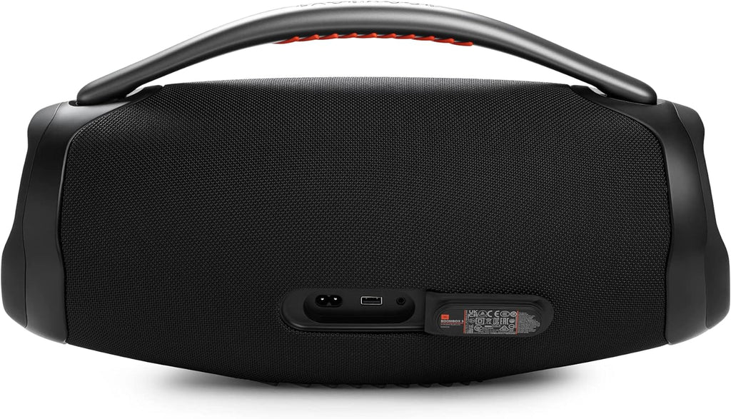 JBL Boombox 3 – Kabelloser Bluetooth-Lautsprecher – Tragbare, wasserdichte Musikbox mit Innen- und Außenmodus – 24 Stunden Spielzeit – In Schwarz