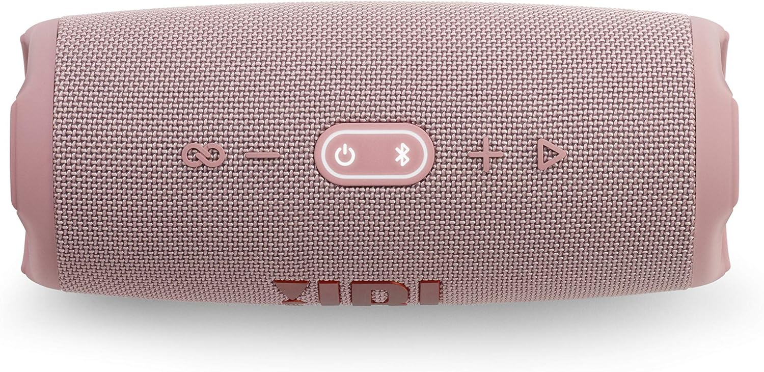 JBL Charge 5 Bluetooth-Lautsprecher in Schwarz – Wasserfeste, portable Boombox mit integrierter Powerbank – Eine Akku-Ladung für bis zu 20 Stunden kabellosen Musikgenuss